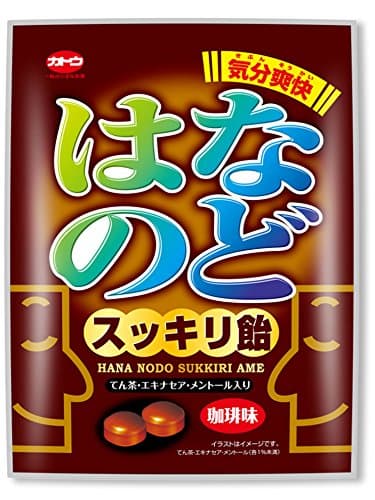 Kato confectionery nose throat refreshing candy coffee taste 80gX10 bags