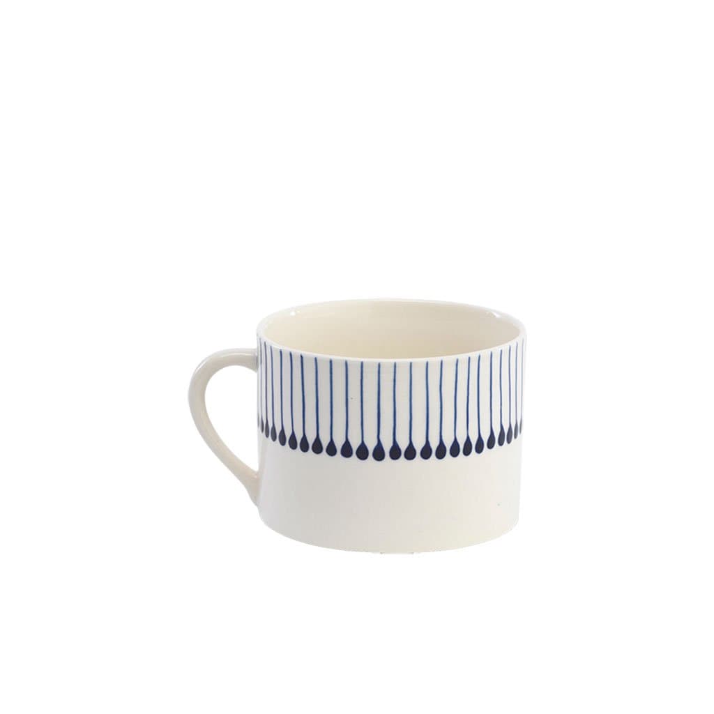 Nkuku Iba Ceramic Mug 2-Piece Set, Large, Indigo