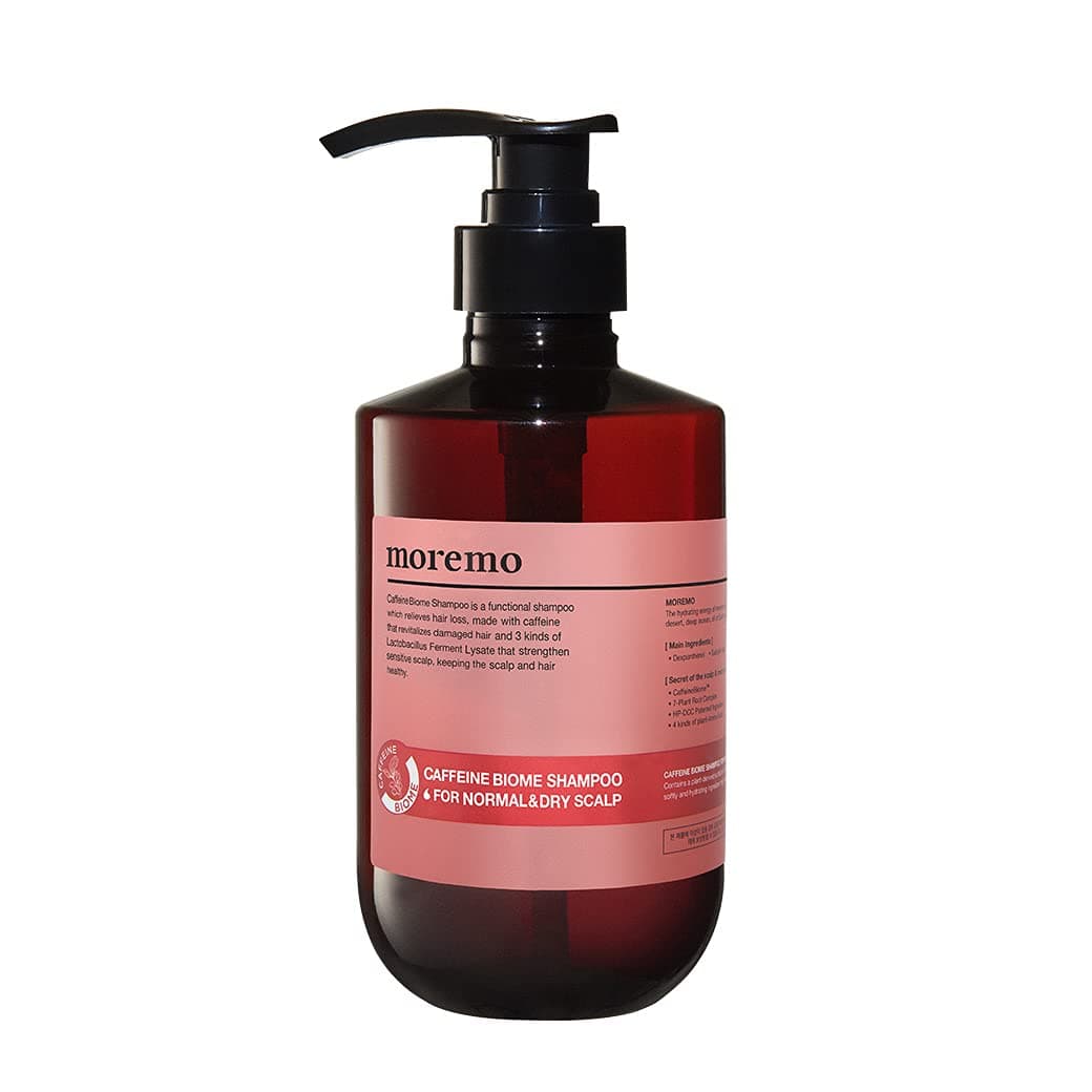 Moremo Caffeine Biome Shampoo For Normal & Dry Scalp, Pink