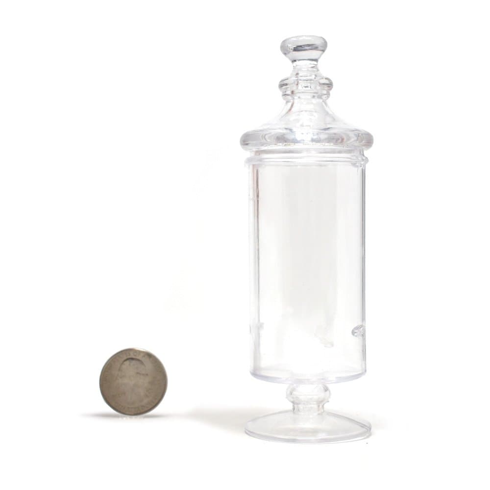 Homeford Clear Plastic Candy Tube Party Favor Container, 5-1/4-Inch x 1-1/2-Inch, 12-Count