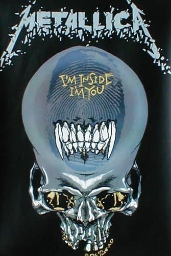 Metallica (I'm Inside I'm You Skull) Music Poster Print - 24" X 36"