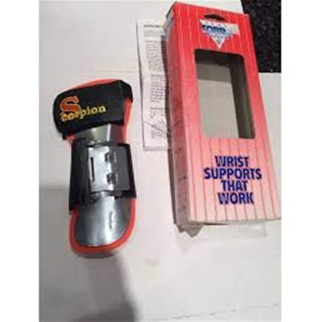 Bowlerstore Products Scorpion Wrist Support- Right Hand Large, Silver, Rh-L