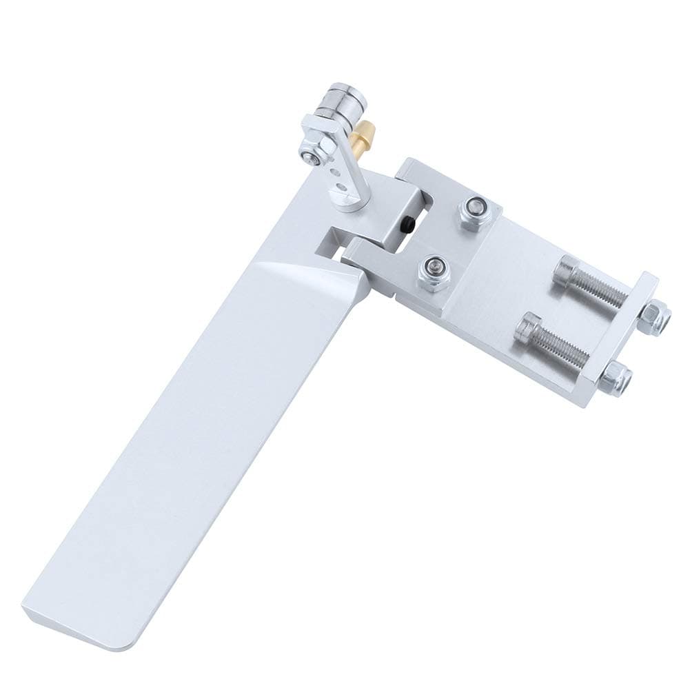 Aluminum 95mm Long RC Boat Rudder with Water Pickup Absorbing Steering for Electric/Gas Power Remote Control Model Parts CNC