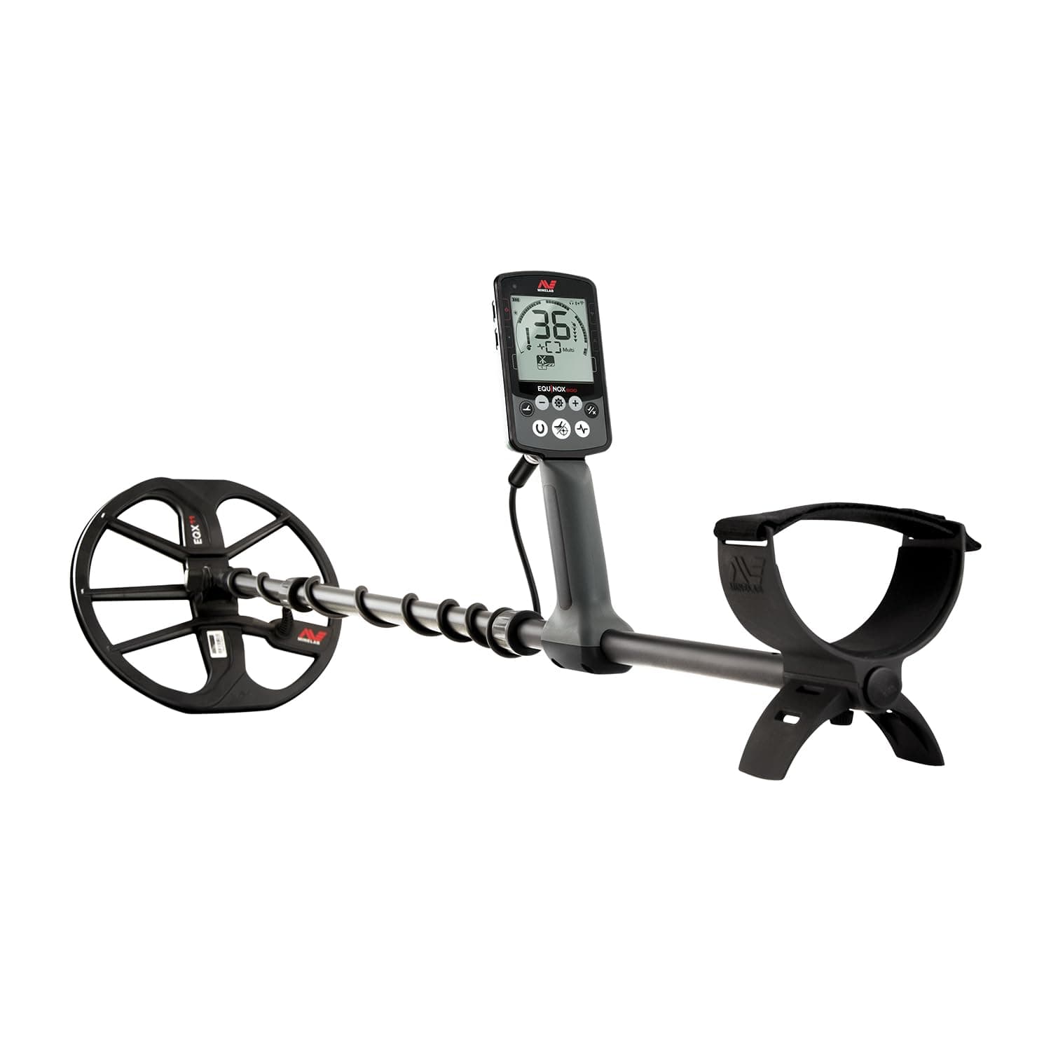 MINELAB Equinox 800 Multi-Frequency Waterproof Metal Detector for Adults with EQX 11" Double-D Smart Coil (4 Detect Modes, Wireless Headphones Included)