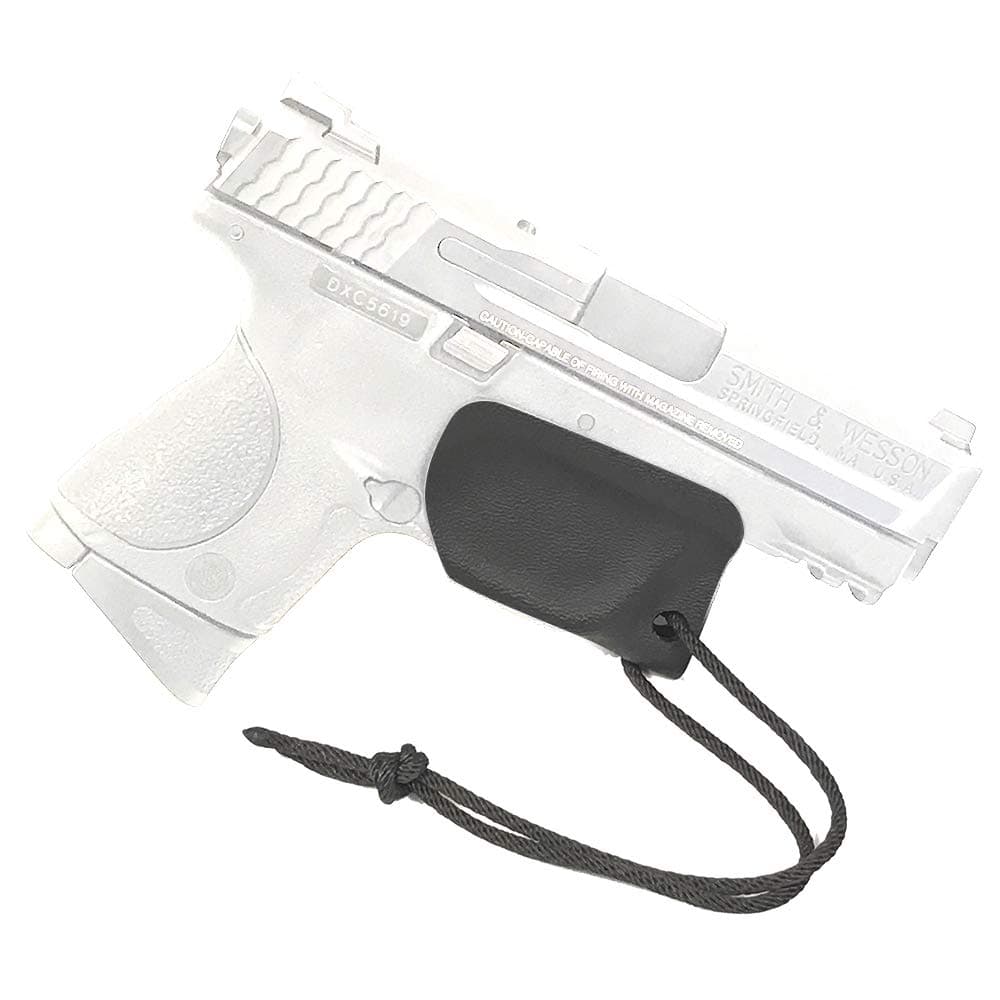 Sheath Trigger Guard Holster Black With Paracord - Minimalist Pocket Safety Cover for Glock, Ruger, Smith and Wesson, Springfield, Taurus, Sig and More