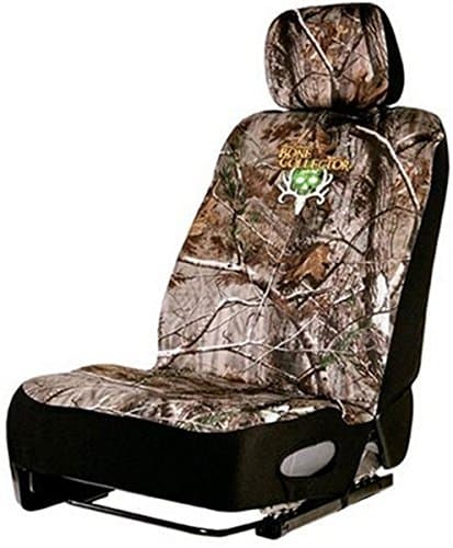 Bone Collector Camo Neoprene Low-Back Bucket Seat Cover (Realtree AP Camo, Durable 3mm Neoprene, Sold Individually) by SPG Outdoors