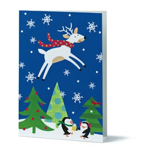 UNICEF Prancing Reindeer Boxed Cards