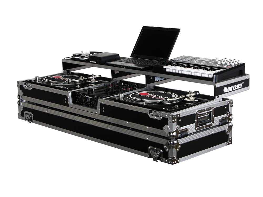 Odyssey FZGSPDJ10W Remixer Glide Turntable Coffi Reguar 10 Inch DJ Mixer Coffin