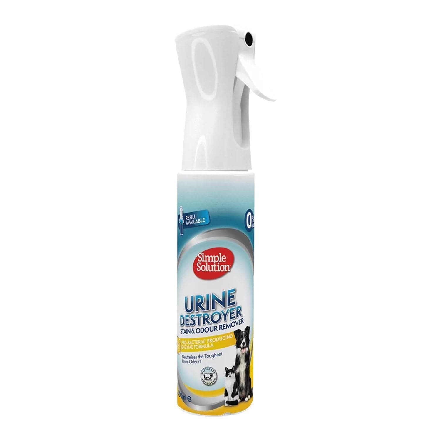 Urine Destroyer Stain and Odour Remover with Spray Flairosol for Cats and Dogs 400 ml