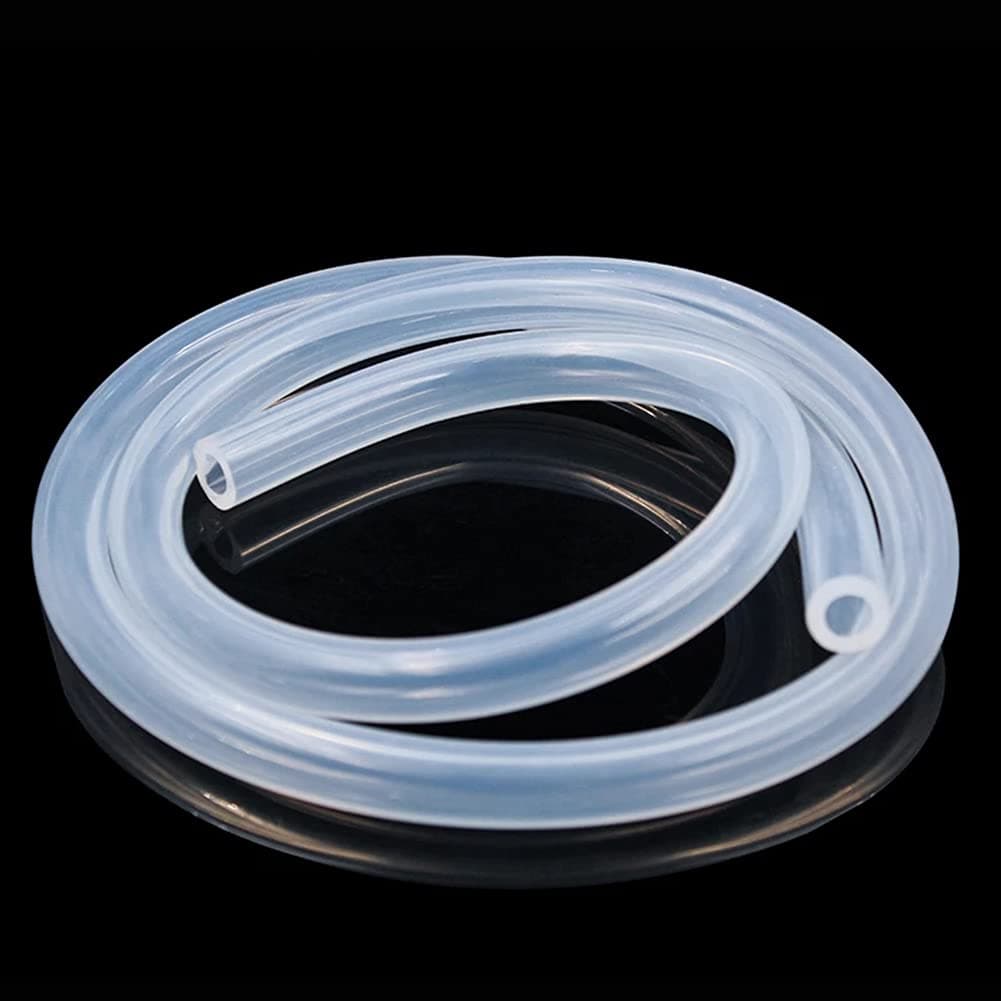 Silicone Tubing 12mm (1/2") ID x 16mm OD Food Grade High-temperature Pure Silicone Hose Tube Clear Pipe for Home Brewing Air and Liquid Transfer (Length 3 Meter- 9.84FT)