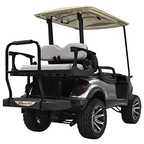 Madjax Rear Flip Seat FITS Yamaha Drive2 2017-up Genesis 300 Aluminum with Standard Stone Grey CushionsTHE Golf CART is NOT Included
