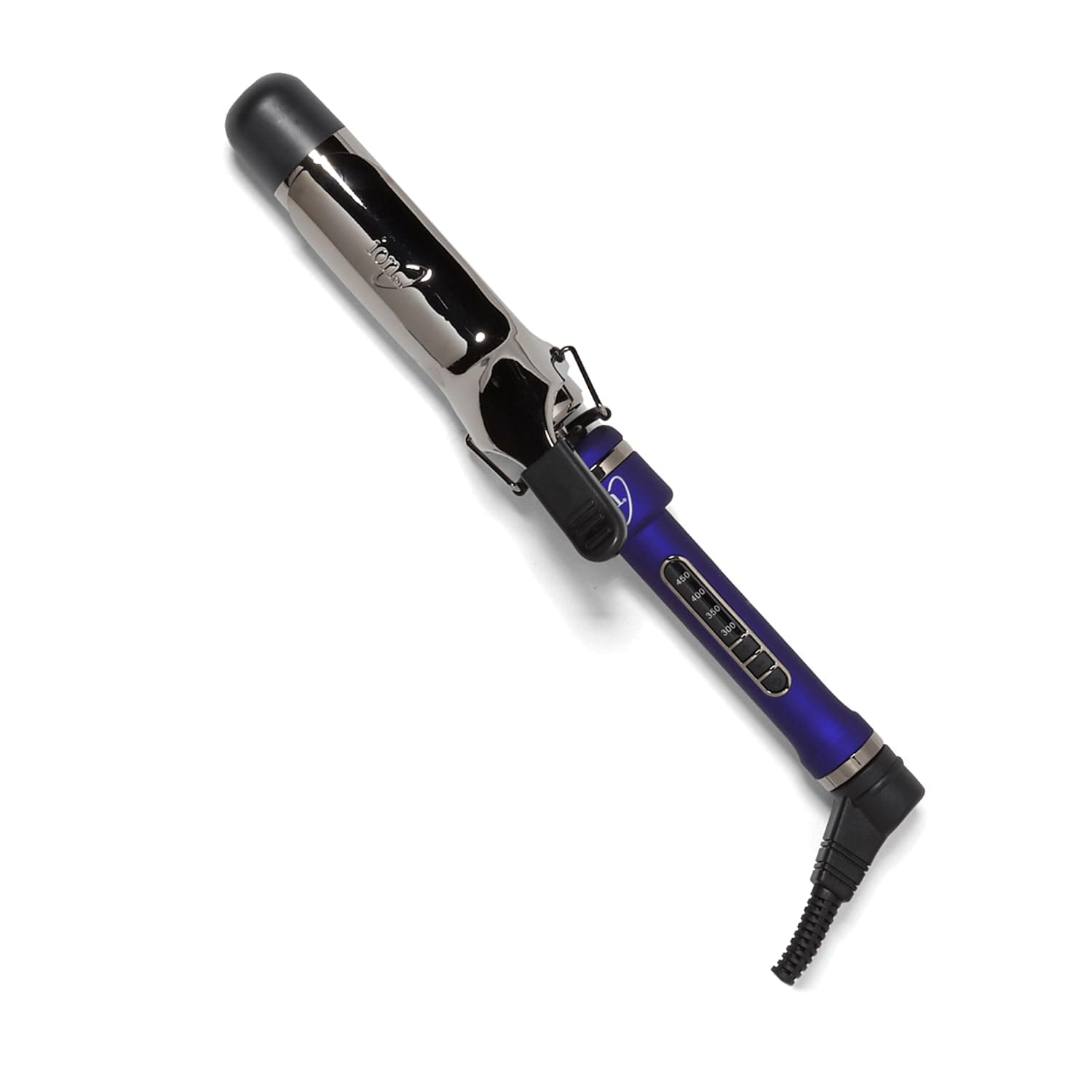 Titanium Pro Curling Iron, 11/2 Inch, Heats up to 450°F, Maximum Curl Retention, Dual Voltage