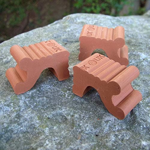Terracotta Traditional Pot Feet - Small (set of 3)