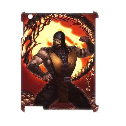 ALICASE White Mortal Kombat X Phone 3D Case For IPad 2,3,4 [Pattern-2]