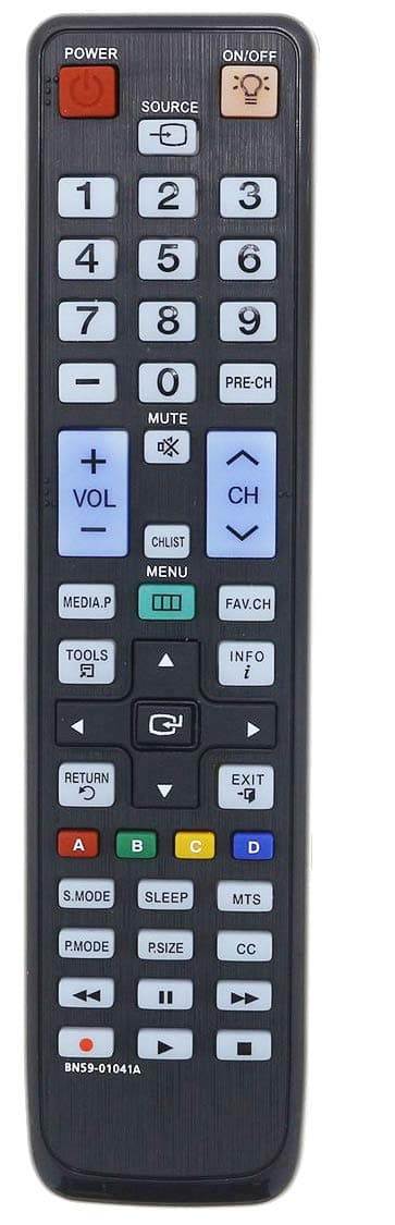 New BN59-01041A Remote Control Replaced for Samsung HD Smart LED/LCD TV (Model: BN5901041A)