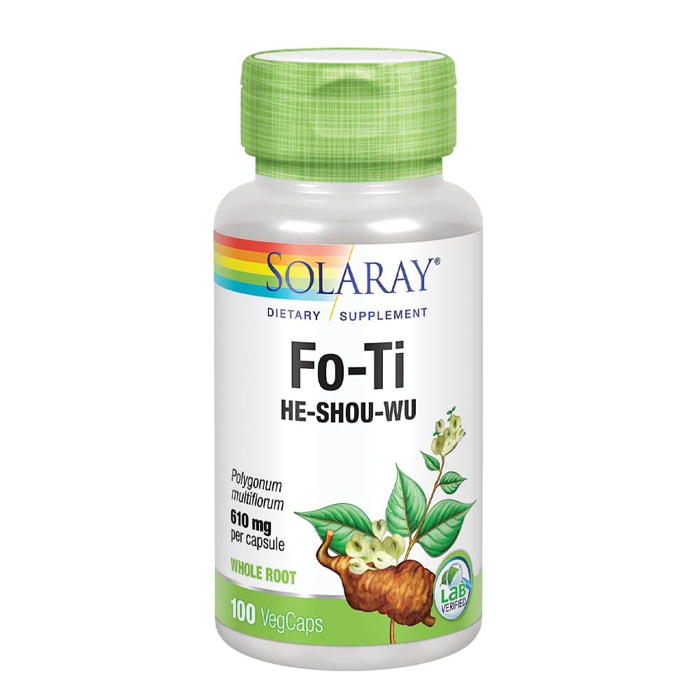 Fo-Ti 610 mg | Healthy Liver, Kidney, Hormone & Longevity Support | Hair, Skin & Nails | Vegan | 100 VegCaps