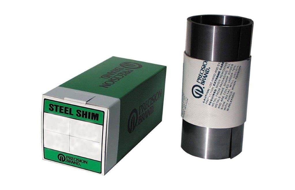 Precision Brand Steel Shim Stock Rolls - 16a5 .005 steel shimstock 1.8mx10