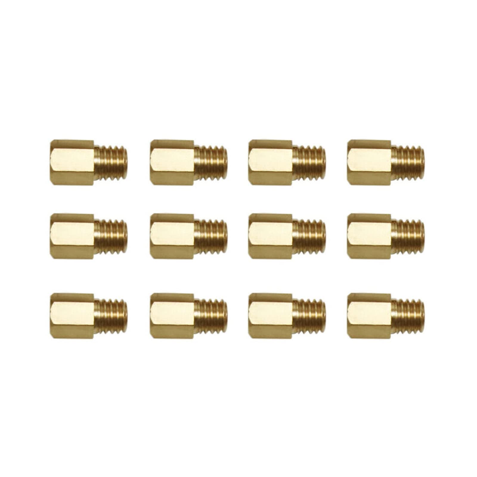 12Pcs Carburetor Main Jets Replacement for Mikuni jet kit VM/TM/TMX Hex Style Carburetor Accessories Kit #90#100#110#120#130#140#150#160#170#180#190#200 (12PCS)