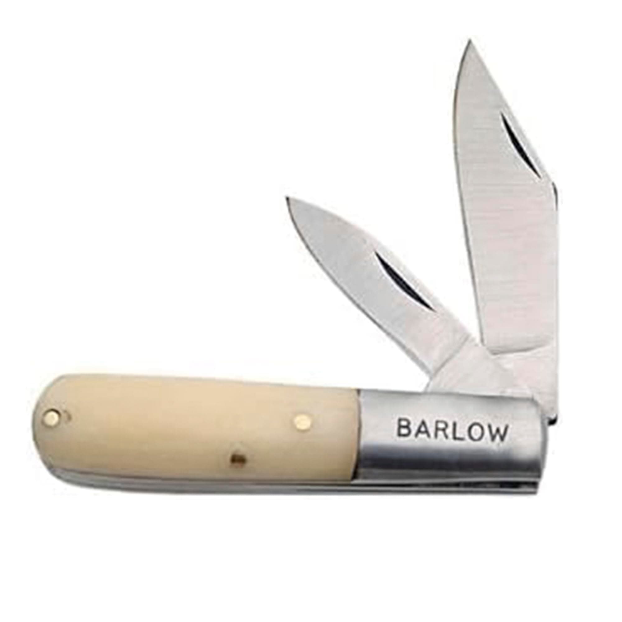 SZCO 3.5” Barlow Pocket Knife– 2 Blade Folding Pocket Knife for Men and Women with Bone Handle & Stainless Steel Blades – Traditional Vintage EDC Knife for Everyday Carry, Camping, Hunting & Outdoor Use