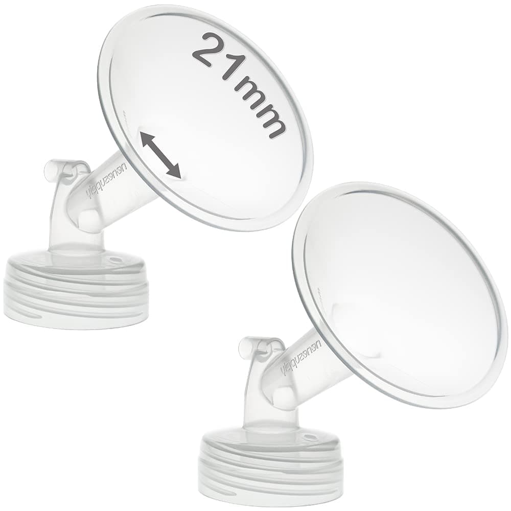 21mm Flanges 2pc Compatible with Spectra S1 S2 Synergy Gold Motif Luna Breastpumps Replacement to Spectra Pump Parts and Flange 21mm Replace S2 Parts and Accessories