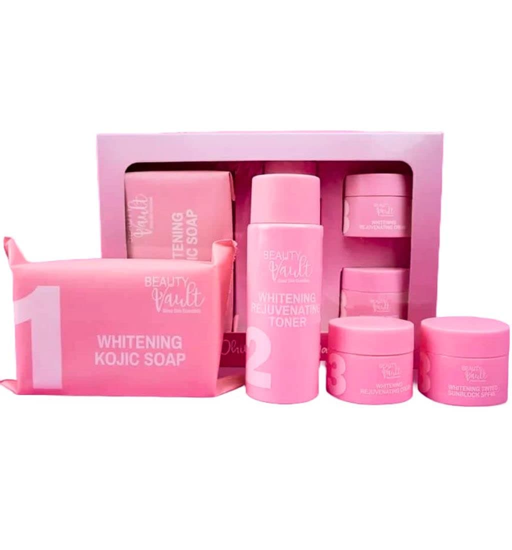Whitening & Maintenance Set - Mild Kojic Soap, Maintenance Toner, Night Cream, Sunblock Cream