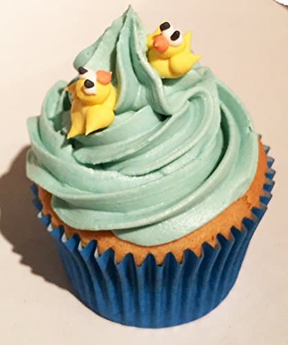 12 Sugar Mini Yellow Ducks- Beautiful Edible Cake Decorations