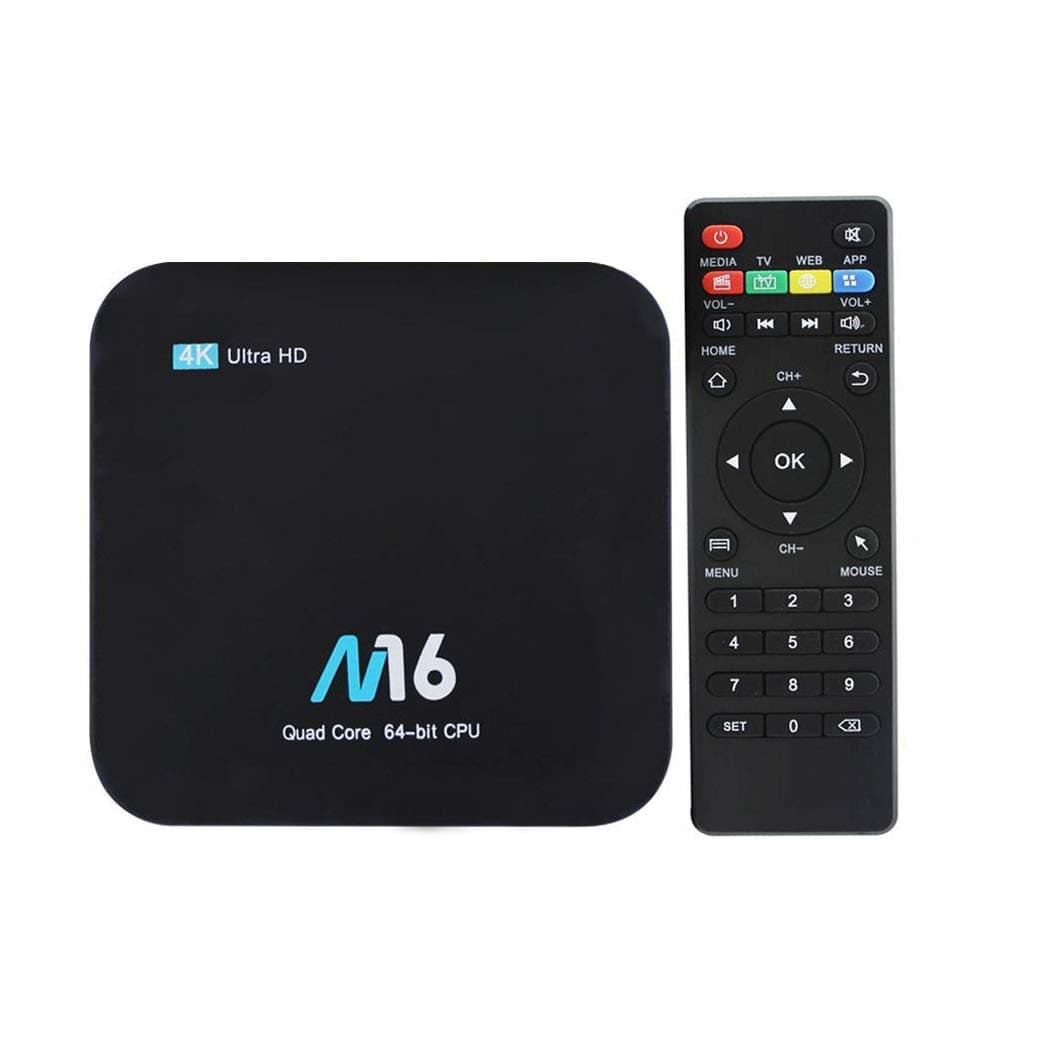 Android TV Box - VIDEN Newest Android 7.1 Smart TV Boxsets, Amlogic S905X Quad-Core, 2GB RAM & 16GB ROM, 4K @60fps Ultra HD, Support Video Encoder for H.265, 2.4GHz WIFI Bluetooth 4.0