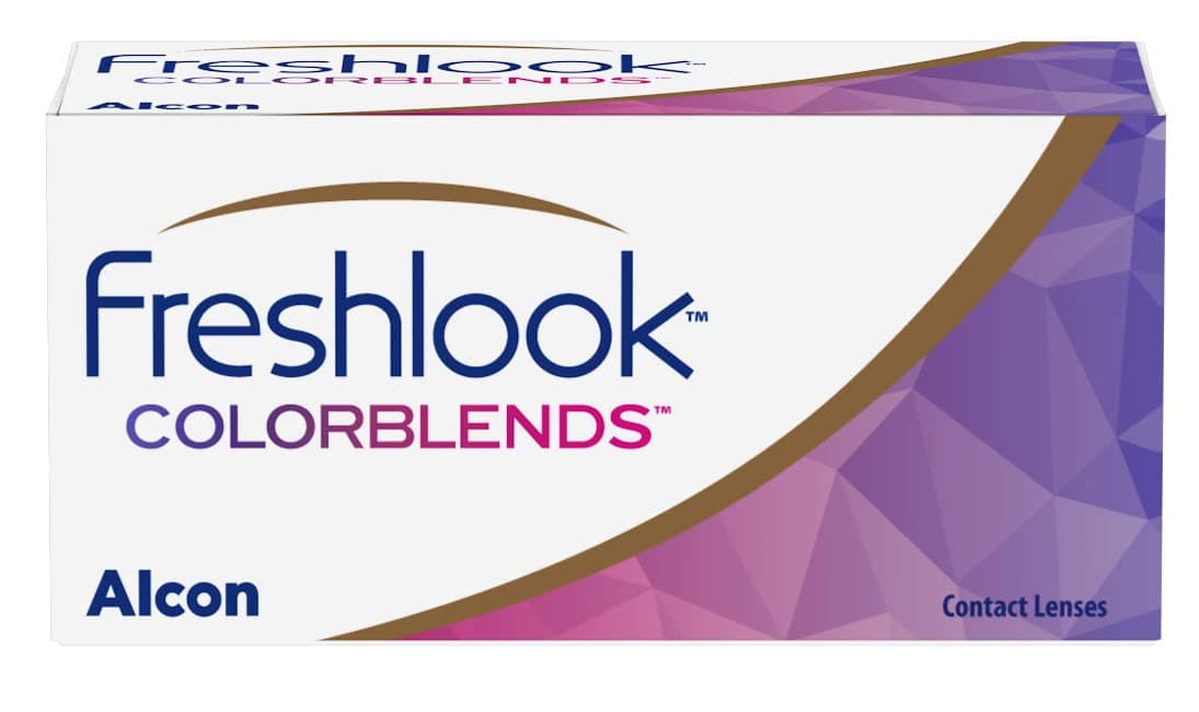 Freshlook Colorblends - Monthly Color Contact Lenses (-01.00, Sterling Gray, Pack of 2) | From Alcon