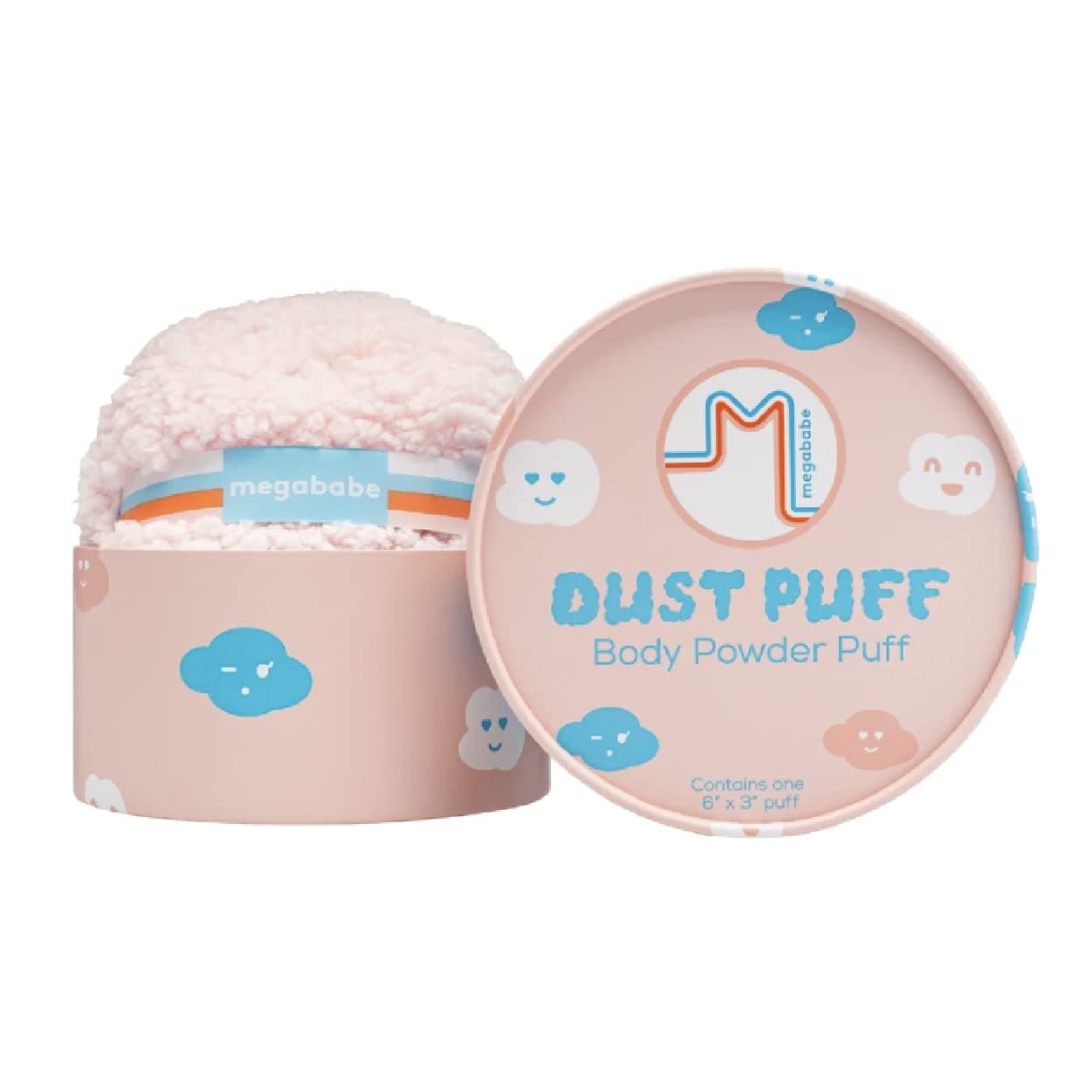 Body Powder Applicator - Dust Puff | Oversize (6” x 3”) Powder Puff | Powder Sold Separately