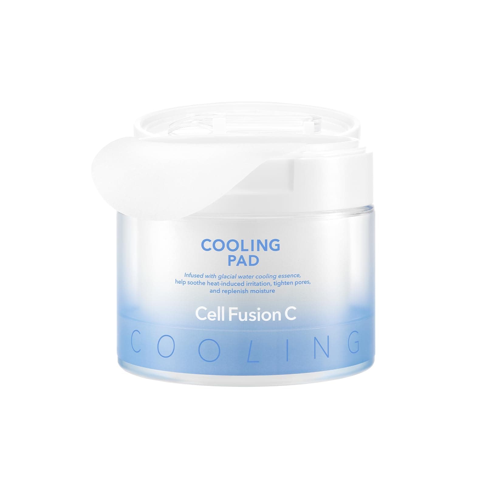 Cell Fusion C Post Alpha Cooling Pad, Hydrating & Cooling Korean Toner Pads for Dry Skin, Panthenol and Glacier Water to Plump and Replenish, 70 Pads / 6.08 fl.oz.