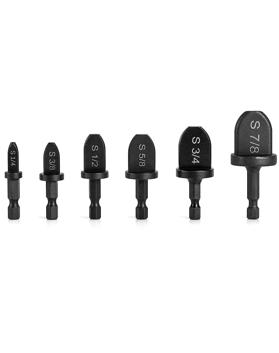 AASONS HVAC Repair Kit Air Conditioner & Refrigeration Flaring/Swaging Expansion Manual Tube Expander Soft Copper/Aluminum Pipe Tool Drill Hex Shank Set Contains 1/4'', 3/8'', 1/2'', 5/8'', 3/4", 7/8"