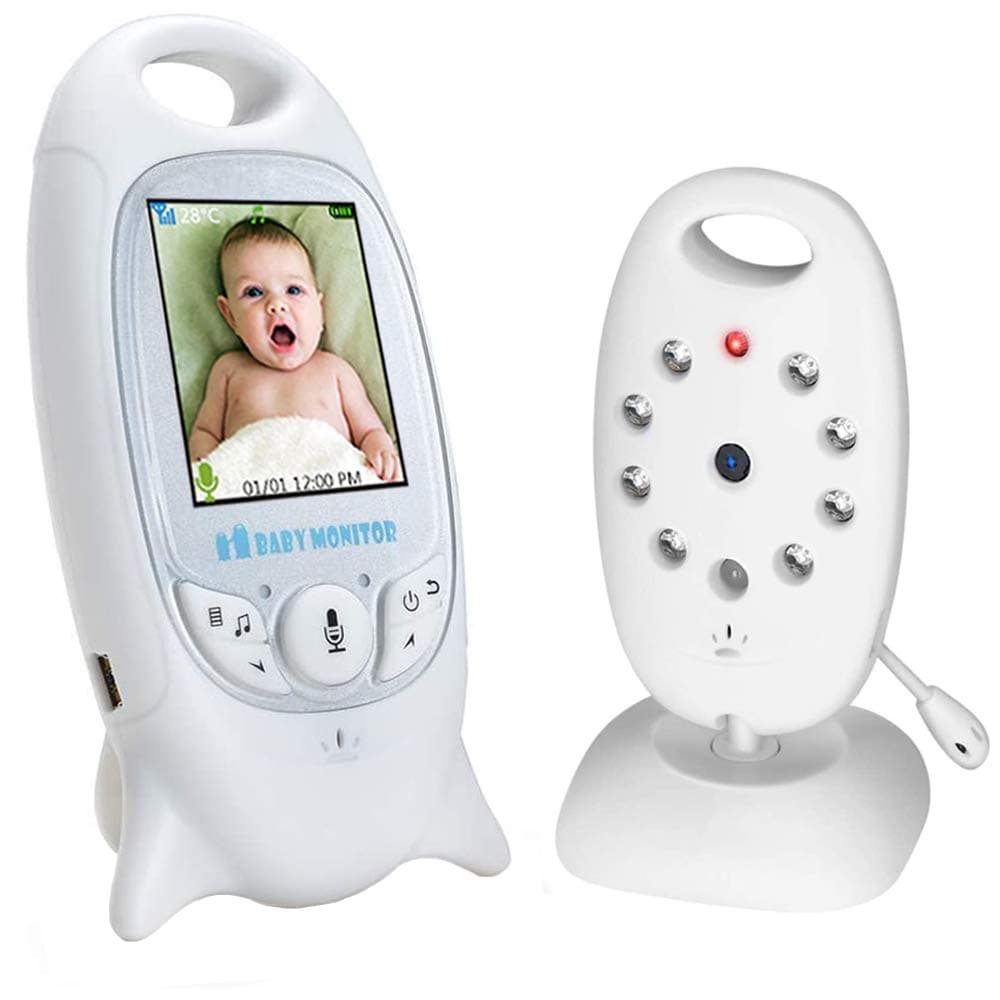 LifetSmart SP601 2.0 Inch Wireless Video Color Baby Monitor 2 Way High Resolution Baby Nanny Security Camera Night Vision Temperature Monitoring