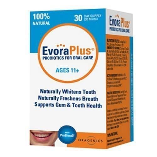 Evora Plus Probiotics for Oral Care Naturally Whitens Teeth Freshens Breath by Evora Plus