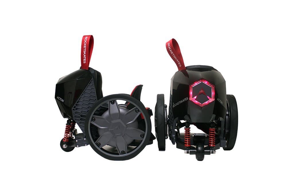 ACTON R10 RocketSkates - The World's First Smart Electric Skates (Black)