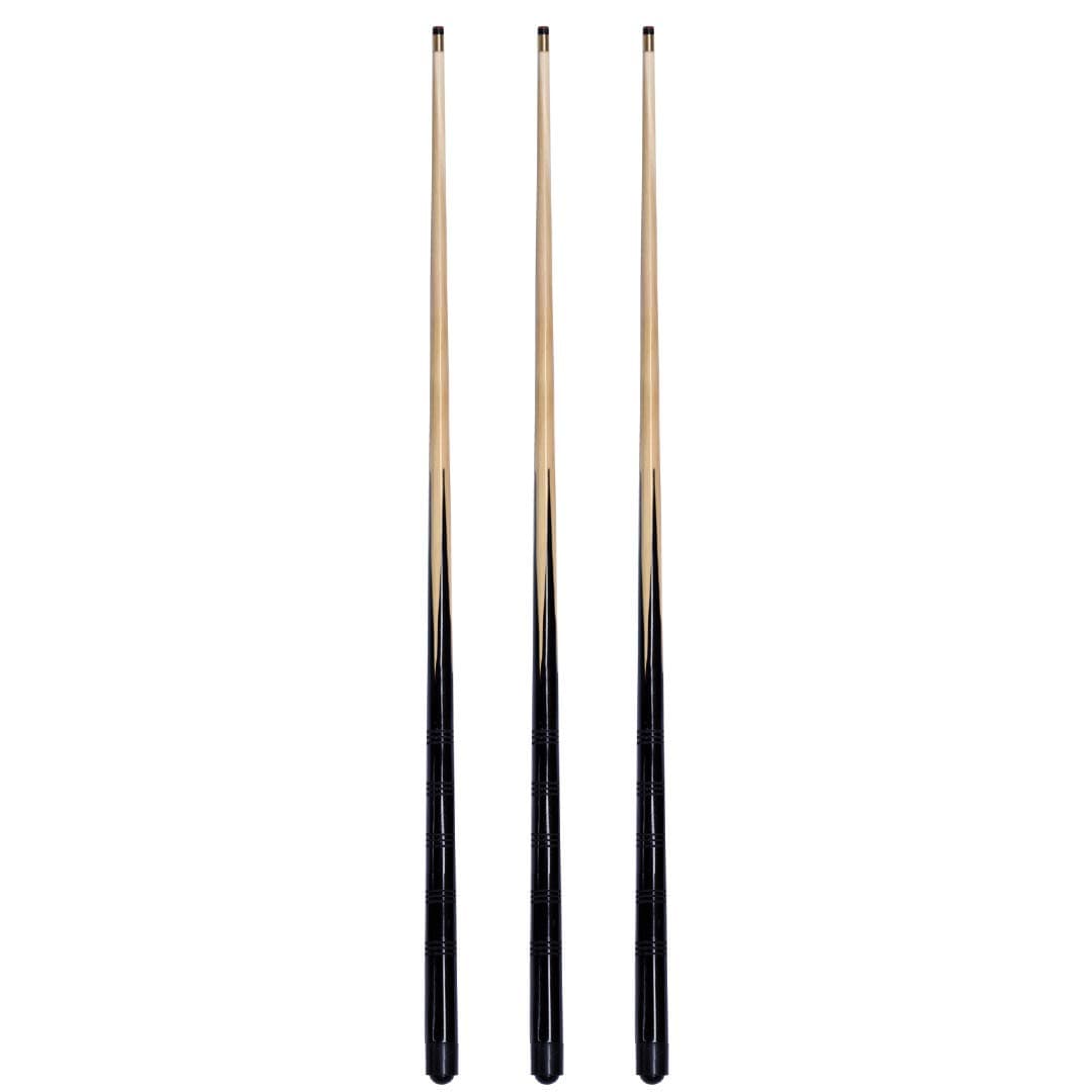 3 trade 4ft ,48 inches pool snooker cues, 10mm screw on tips