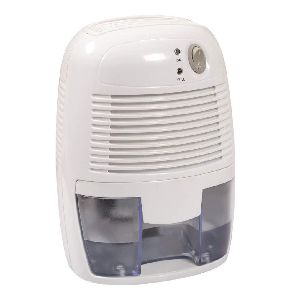 Aironic(TM) White Mini Portable Air Dehumidifier with 500 mililitre Tank