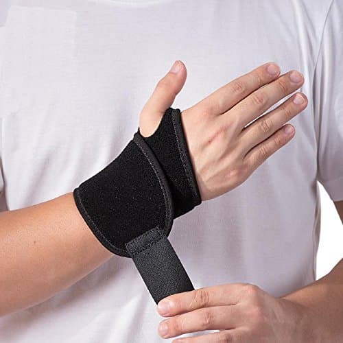 LCKICO Wrist Brace Adjustable Compression Wrist Support for Weightlifting Strength Training Bodybuilding Cross Training Wrist Wraps Suitable for Men and Women Fits Both Left and Right Hand