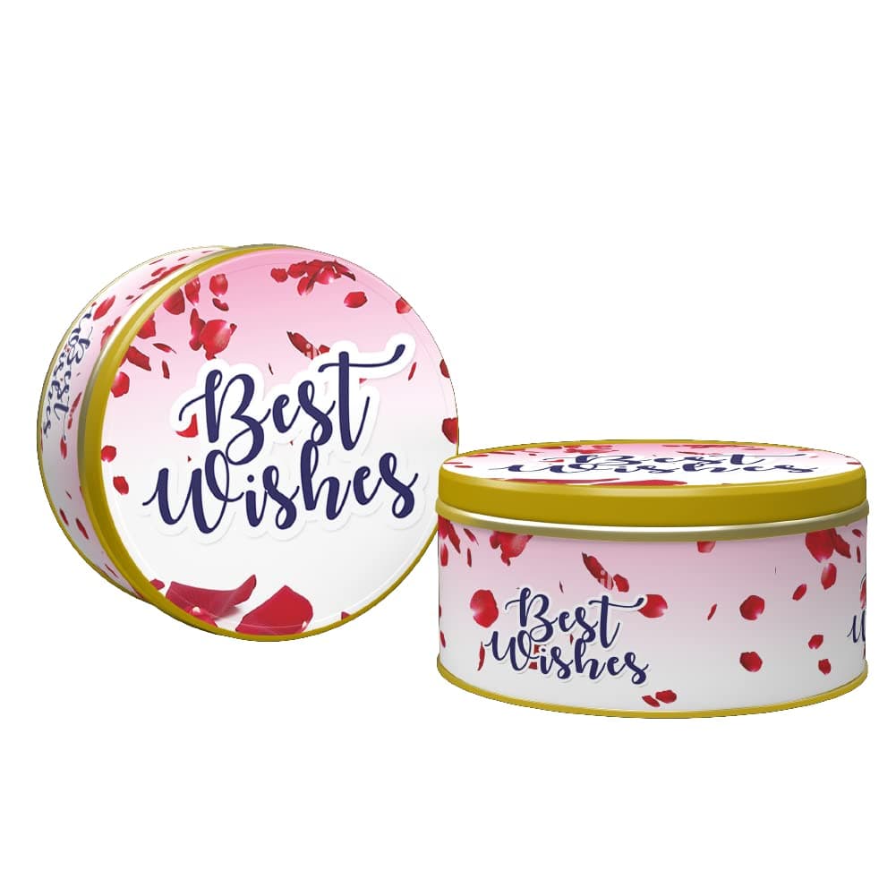 Best Wishes Gift Pack – 300g | Assorted Cookies Gift Tin | Choco Chip, Double Choco Chip, Butter Cashew, Black Currant & Mocha Cookies for Gifting & Special Occasions