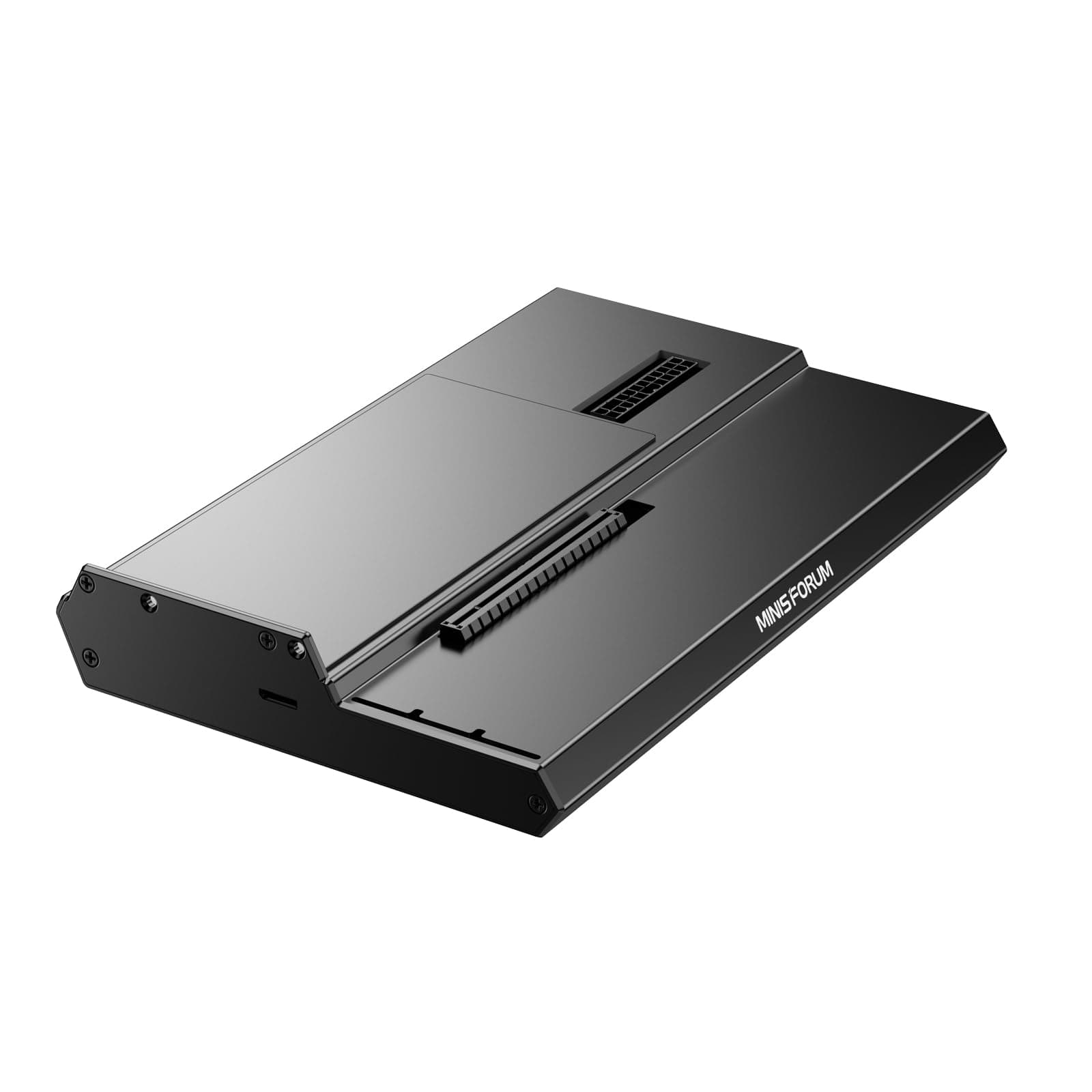 MINISFORUM DEG1 外部GPUドックステーション、RTX 4090、AMD RX 7900 XTX用ミニeGPUエンクロージャ、ATX/SFX標準電源対応、PCIe4.0 x4拡張インターフェース Oculink Graphics Dock Station。