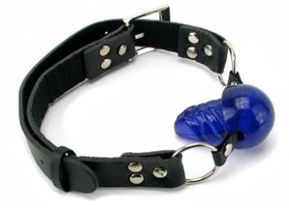 Sexy Soft Rubber Gag with Leather Strap