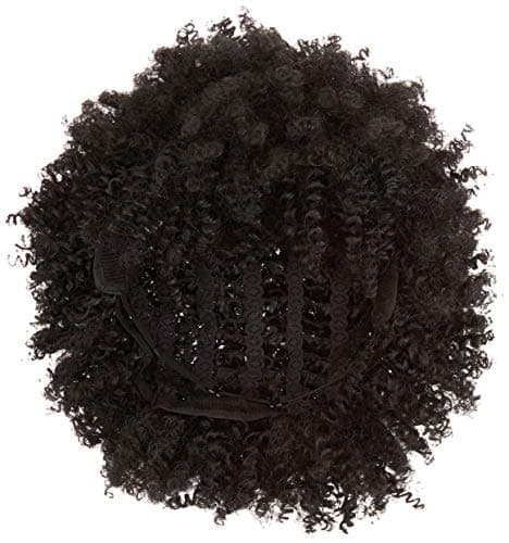 SiYi Short Afro Curly Wig for Black Women Kinky Synthetic Black Heat Resistant Wigs None Lace Wavy Fluffy Full Wigs