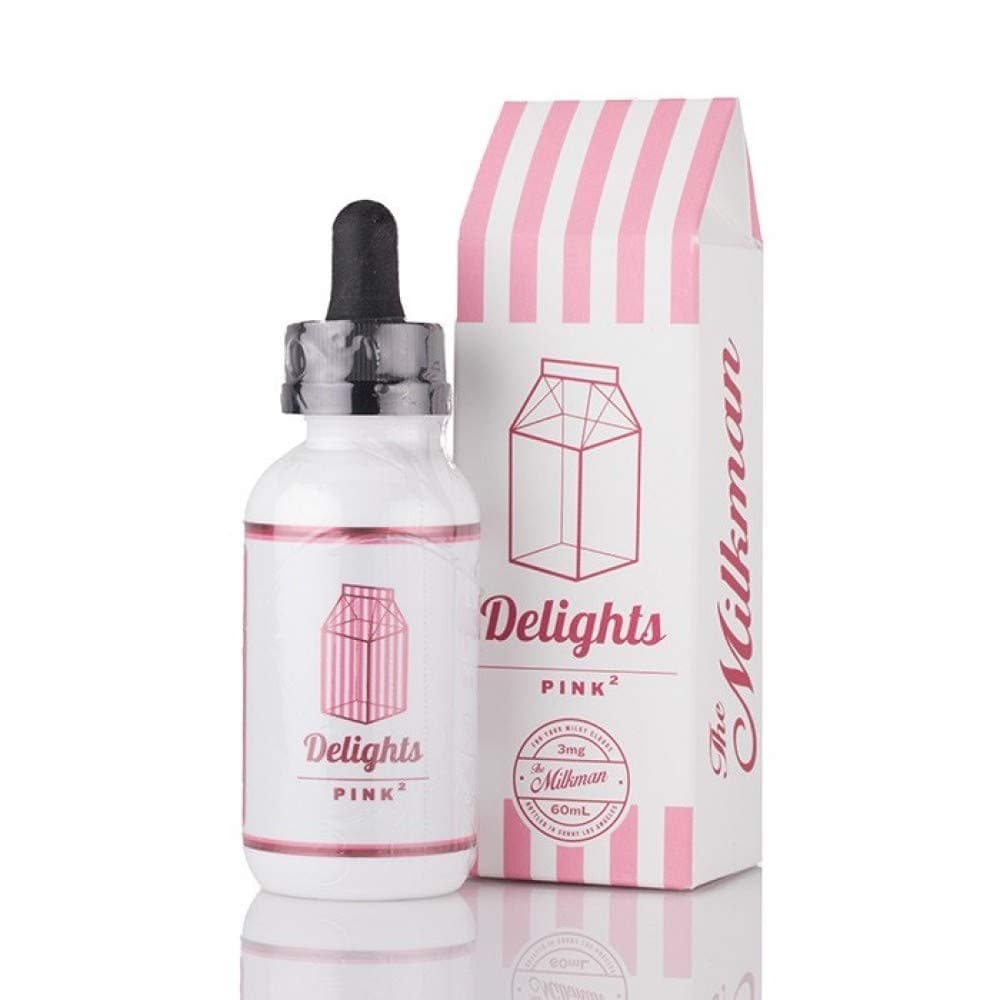 The Milkman Delights: High VG 70/30 PG 50ml 0mg No Nicotine Short Fill E Liquid Vape Juice (Pink2)