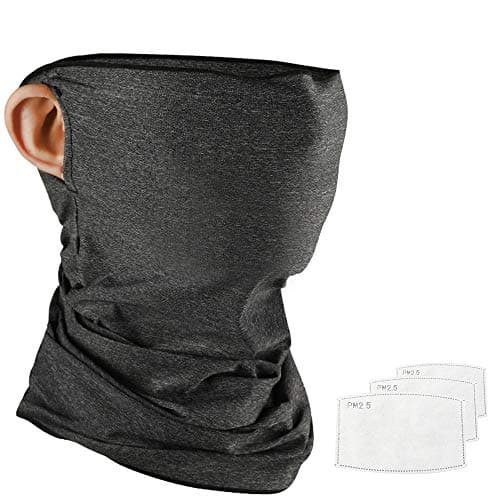 Seamless Neck Gaiter Shield Scarf Bandana Face Mask Goldenguy 3D Tube Durable Bandana Face Mask for Motorcycle Cycling Riding Running Headbands