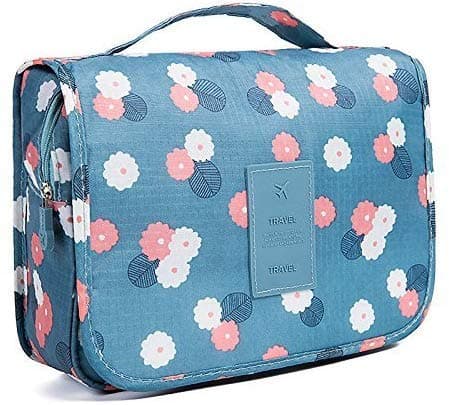 axQuly Multi Functional Travel Organizer Accessory Toiletry Cosmetics Bag Makeup or Shaving Kit Pouch for Men & Women |Hanging Toiletry Bag Travel Organizer (Color May Vary)