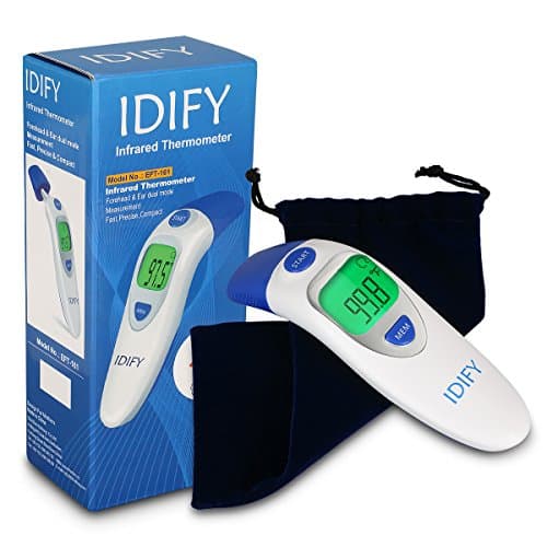 Baby Thermometer Forehead and Ear Thermometer for Fever Accurate Professional Medical Body Fever Thermometer for Infant, Kid and Adults FDA and CE Approved 2 Year Warranty Clinical Thermometer