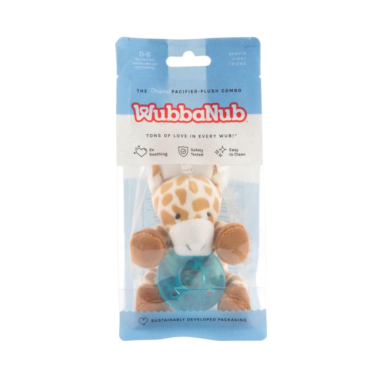 Wubbanub Infant Pacifier - Giraffe