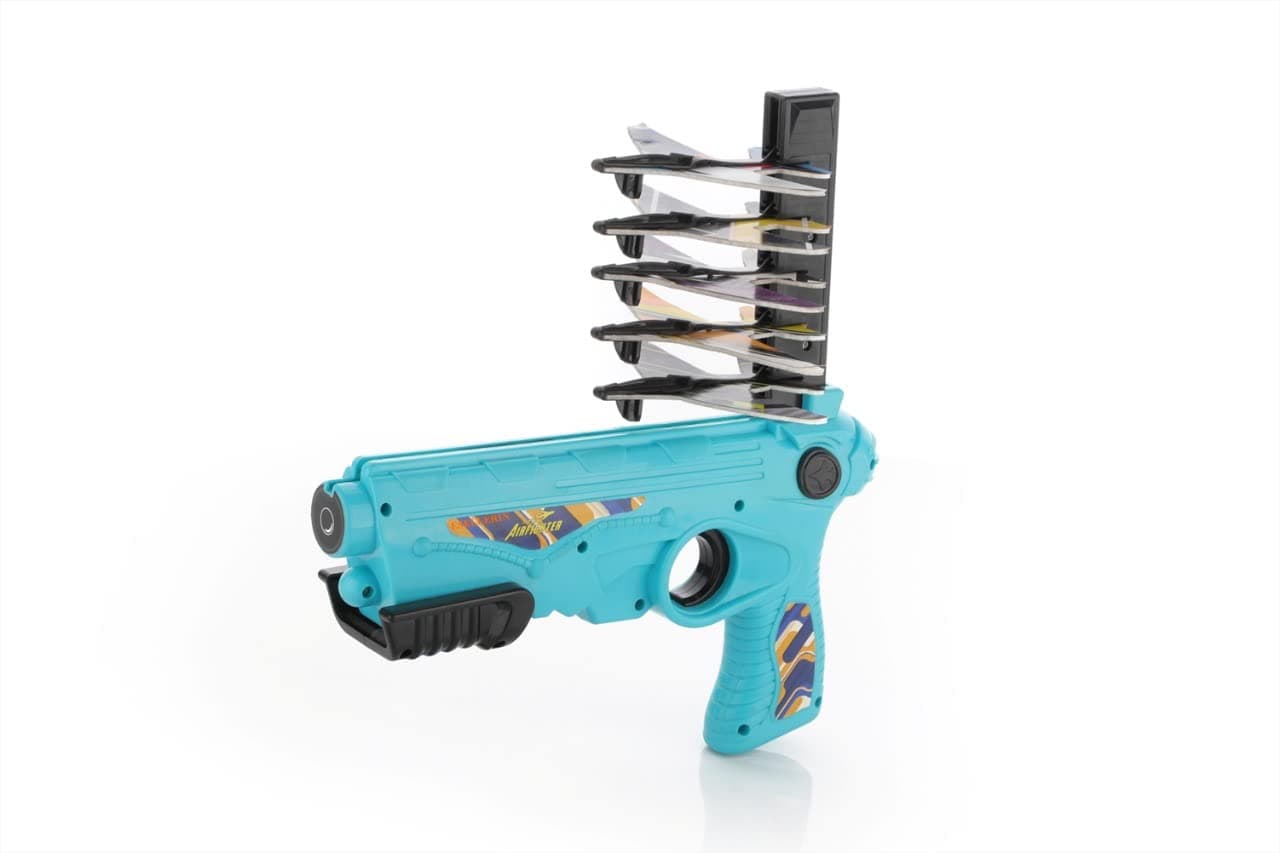 VIBHA 5-Plane Launcher Gun and Toys for 4 5 6 Years Old Boys,Fun Toys for Kids Ages 4-8,Airplane with Glider Plane,Boys Toys Age 6-8 with One-Click Ejection Airplane Game,Gifts (Color-Multi)