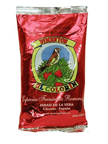 El Colorin Sweet Smoked Paprika Pimenton DO La Vera 500g Bag