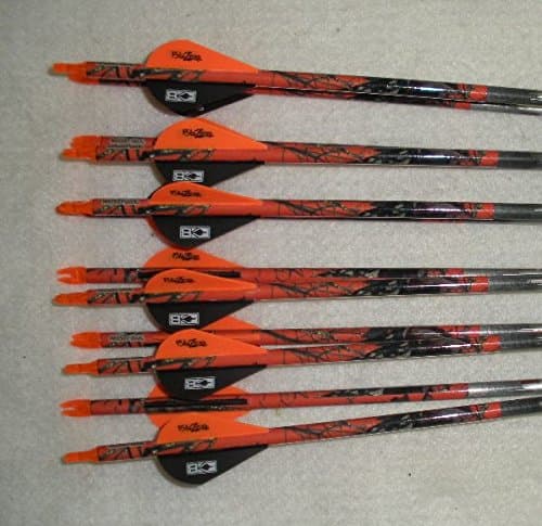 Gold Tip Expedition Hunter 5575/400 Carbon Arrows w/Blazer Vanes Mossy Oak Wraps 1/2 Dz.