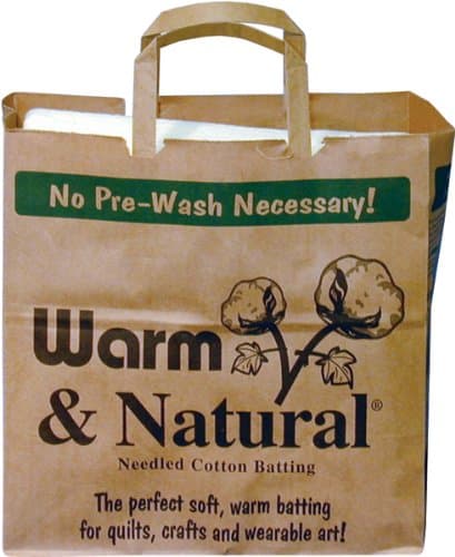Warm & Natural Cotton Batting-Twin Size 72"X90" 1 pcs sku# 645540MA